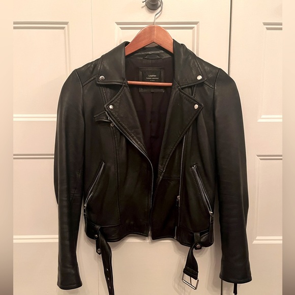 Zara leather jacket - Picture 1 of 2